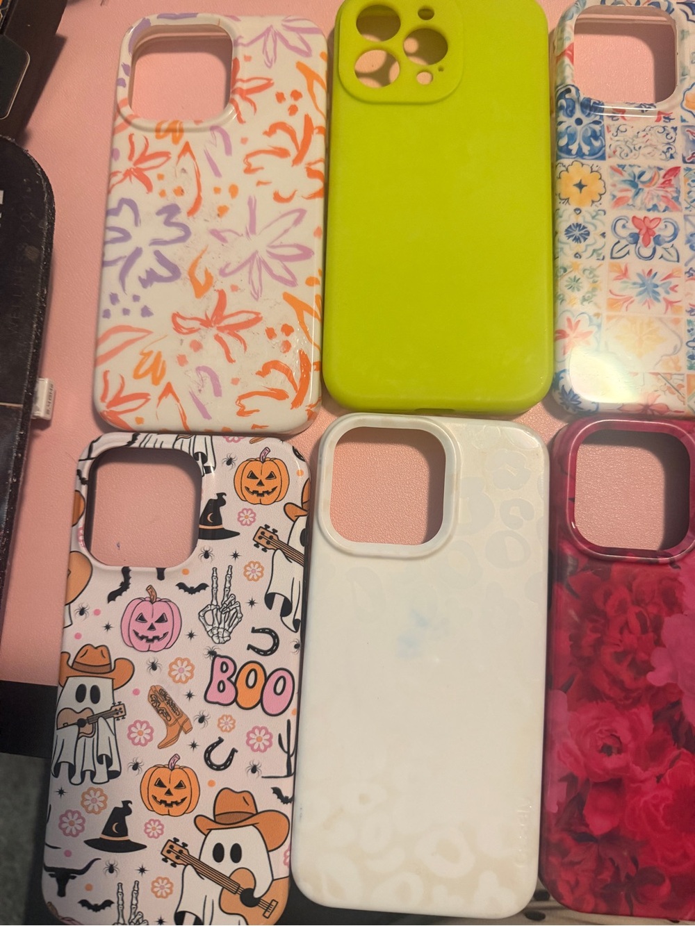 Slim Shock-Absorbent Phone Case - White & Neon Green